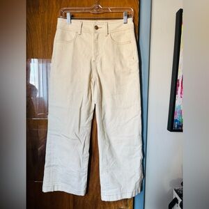 CHICO’S Trouser Crop Cream Women's Jeans, U.S Size 2